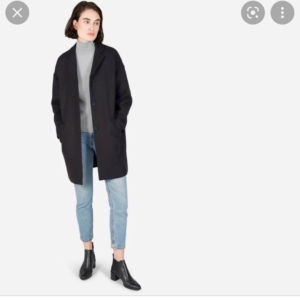 Everlane The Cocoon Coat black 0